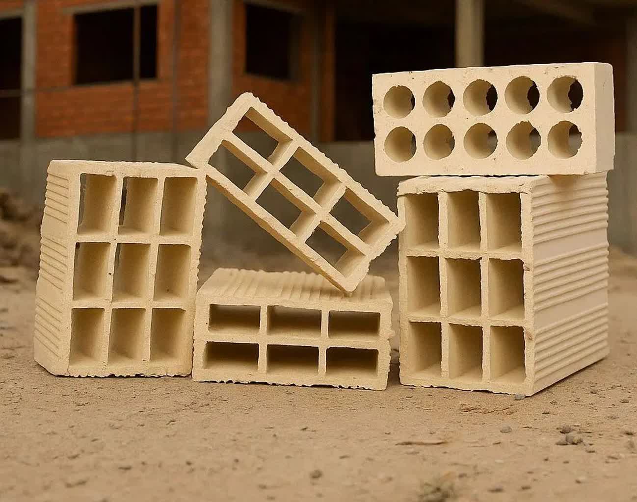 ابعاد آجر لفتون